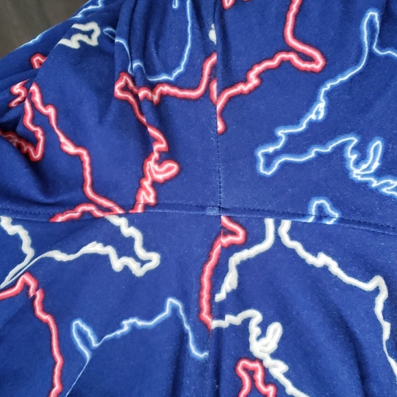 🇺🇲LulaRoe One Size (8-10) leggings USA Liberty, Freedom Special Print. EUC. - Picture 4 of 6